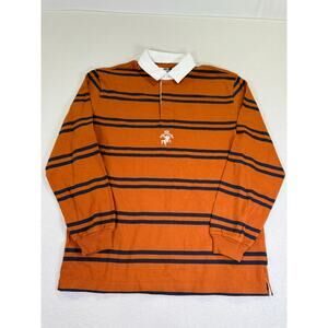 Palace Orange Stripe Rugby Size L